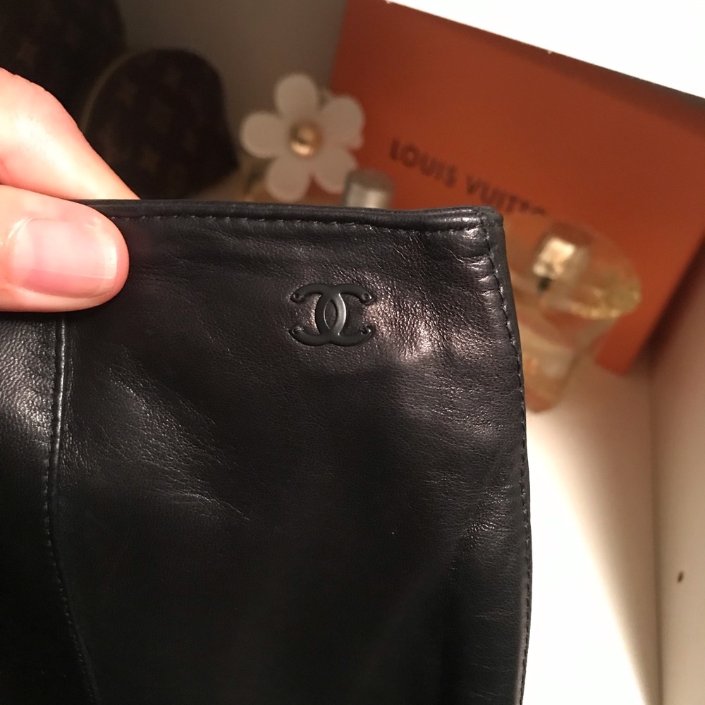 Chanel Lambskin Leather A-line Skirt - Picture 3 of 7